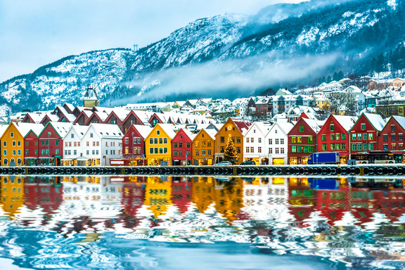 Bergen im Winter