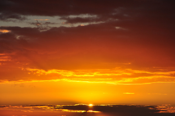 Sonnenuntergang in der Südsee