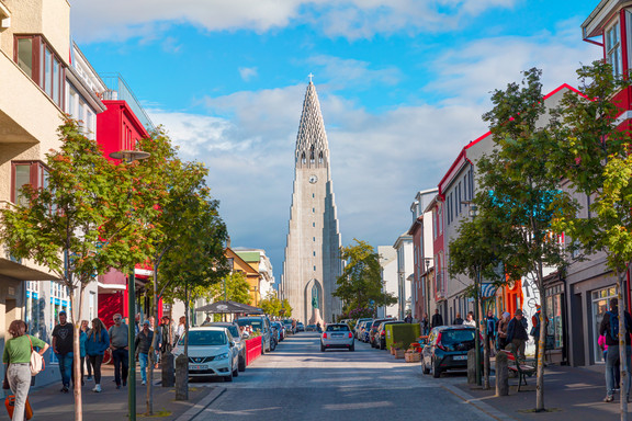 Reykjavik with Hallgrimskirkja