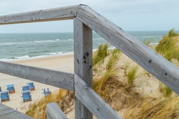 Weg zum Strand von List auf Sylt