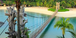 Baden auf Sentosa Island