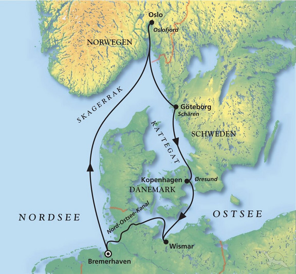 Routenkarte
