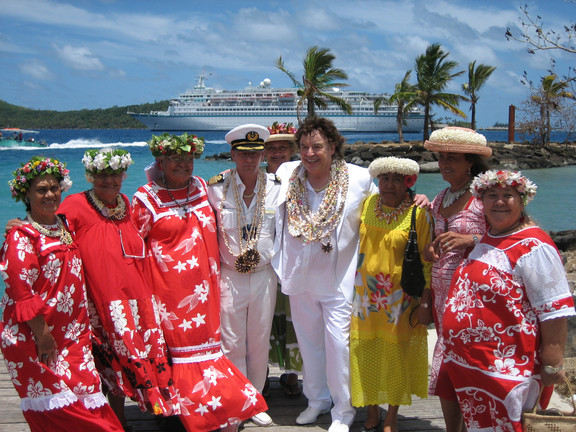 Toni Marschall auf Bora Bora