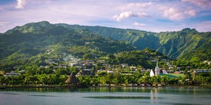 Baden in der Südsee