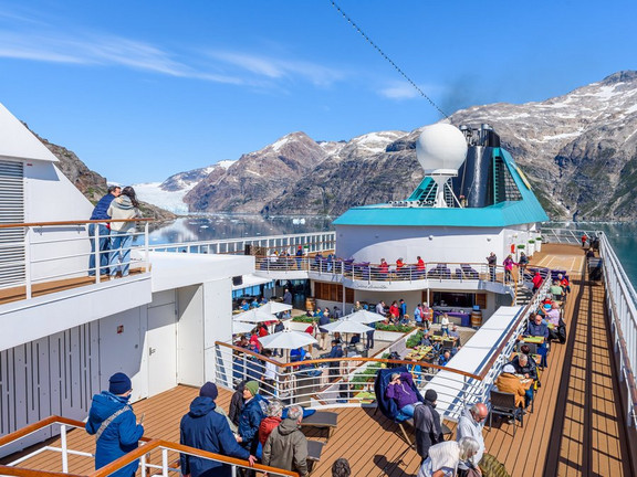Blick auf das Lidodeck "Schöne Aussichten"