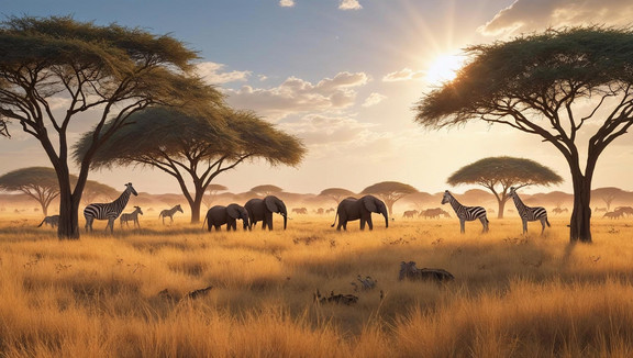 Safari in Kenya