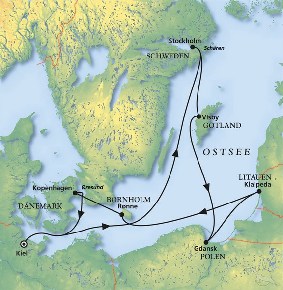 Routenkarte