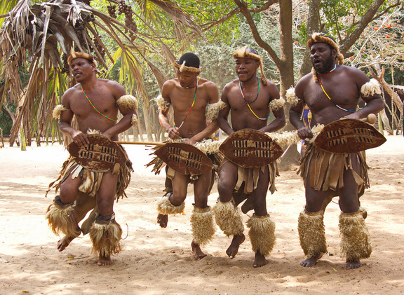 Zulu Tänzer in Zululand
