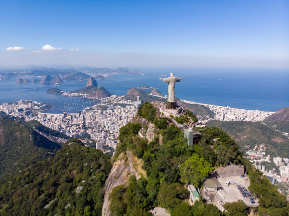 Rio de Janeiro mit Corcovado und Christusstatue