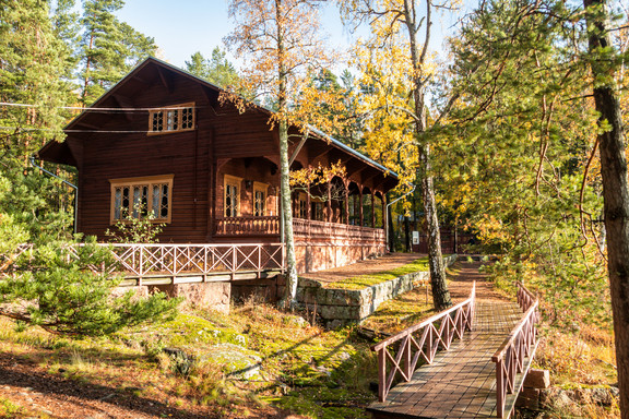 Perlen der Ostsee kaiserliche Fischerhütte von Alexander den Großen in Langinkoski