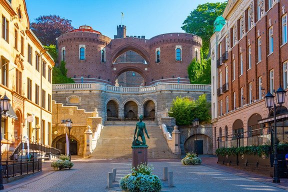 Terrassentreppen in Helsingborg