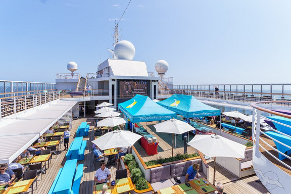 MS Amera Leben an Deck