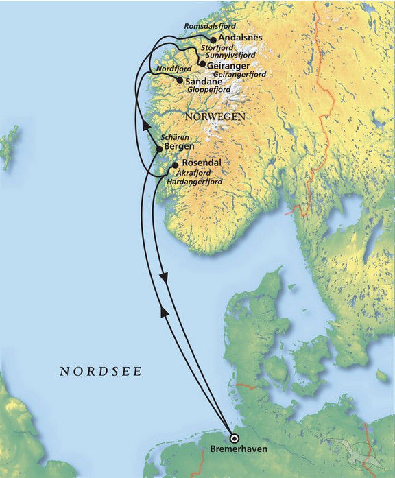 Routenkarte