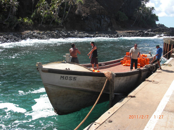 Tendern auf Pitcairn