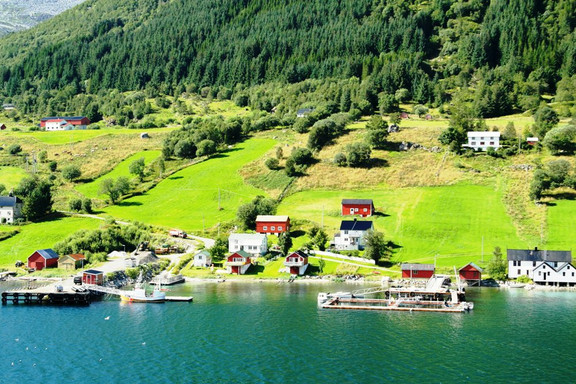 Norwegische Fjordlanschaft