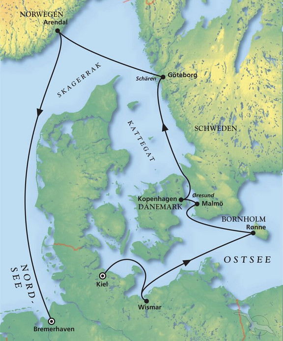 Routenkarte