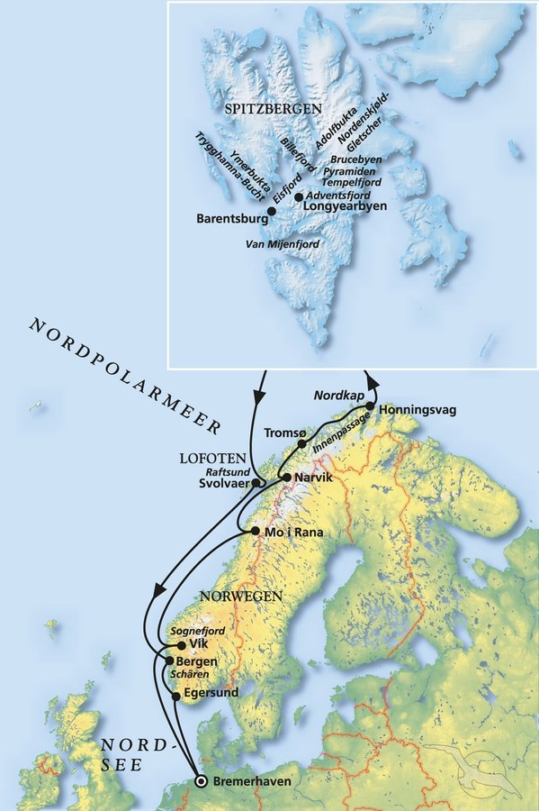 MS Amera Norwegen