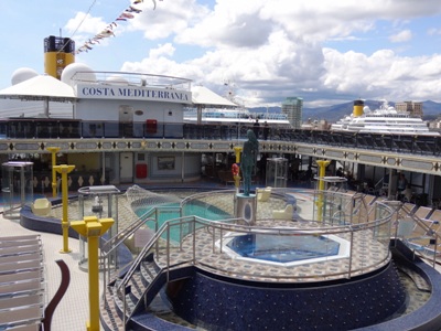 Deck Costa Mediterranea/westl. Mittelmeer